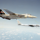 Illustration for article titled 27 high tension photos of NATO jets intercepting Russian warplanes